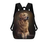 sinyumoney Mochilas Para Niños Golden Retriever Mochila Escolar Impresa En 3D Mochila De Moda Mochilas Escolares De Viaje Para La Escuela O Viajes 17inch
