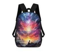 sinyumoney Mochilas Para Niños Hiking The Galaxy Mochila Escolar Impresa En 3D Para Niños Mochilas De Viaje De Moda Para Niños Estudiantes Escolares 17inch