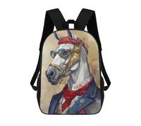 sinyumoney Mochilas Para Niños Horse Fantasyland Mochila Escolar Impresa En 3D Mochila De Moda Mochilas Escolares De Viaje Para La Escuela O Viajes 17inch