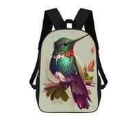 sinyumoney Mochilas Para Niños Hummingbird Cartoon Mochila Escolar Para Niños Mochila De Viaje Mochila Escolar Para Estudiantes Bolsa Para Libros Y Material Escolar Mochilas Escolares 17inch