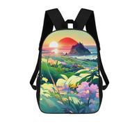 sinyumoney Mochilas Para Niños Island Sunset Paradise -1 Mochila Escolar Impresa En 3D Mochila De Moda Mochilas Escolares De Viaje Para La Escuela O Viajes 17inch