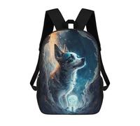 sinyumoney Mochilas Para Niños Jack Russell Terrier Dog Mochila Escolar Mochila Para Niños Mochila De Viaje Mochilas Para Libros Mochila Impresa En 3D Para Niños Y Niñas 17inch
