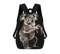 sinyumoney Mochilas Para Niños Koala American Football Mochila Escolar Impresa En 3D Para Niños Mochilas De Viaje De Moda Para Niños Estudiantes Escolares 17inch