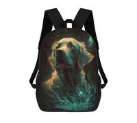 sinyumoney Mochilas Para Niños Labrador Retriever Dog Mochila Escolar Impresa En 3D Para Niños Mochilas De Viaje De Moda Para Niños Estudiantes Escolares 17inch