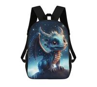 sinyumoney Mochilas Para Niños Magical Baby Dragon in Stars Mochila Escolar Impresa En 3D Mochila De Moda Mochilas Escolares De Viaje Para La Escuela O Viajes 17inch