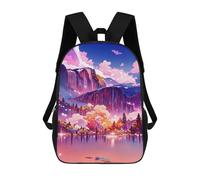 sinyumoney Mochilas Para Niños Magical Fantasy Landscape Mochila Escolar Impresa En 3D Mochila De Moda Mochilas Escolares De Viaje Para La Escuela O Viajes 17inch