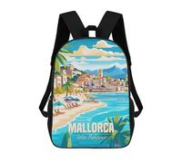 sinyumoney Mochilas Para Niños Mallorca Islas Baleares Mochila Escolar Para Niños Mochila De Viaje Mochila Escolar Para Estudiantes Bolsa Para Libros Y Material Escolar Mochilas Escolares 17inch