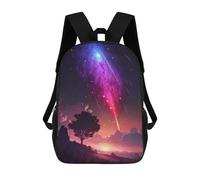 sinyumoney Mochilas Para Niños Meteor Shower Magic Mochila Escolar Para Niños Mochila De Viaje Mochila Escolar Para Estudiantes Bolsa Para Libros Y Material Escolar Mochilas Escolares 17inch