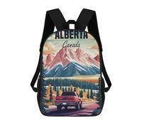 sinyumoney Mochilas Para Niños Mochila Escolar Alberta Canada Travel Mochila Escolar Impresa En 3D Para Niños Estudiantes De Primaria Y Secundaria 17inch
