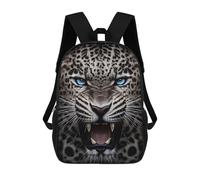 sinyumoney Mochilas Para Niños Mochila Escolar Angry Jaguar Face Animal Mochila Escolar Impresa En 3D Para Niños Estudiantes De Primaria Y Secundaria 17inch