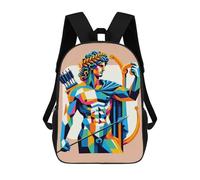 sinyumoney Mochilas Para Niños Mochila Escolar Apollo God of Oracles Wpap Mochila Escolar Impresa En 3D Para Niños Estudiantes De Primaria Y Secundaria 17inch