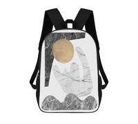 sinyumoney Mochilas Para Niños Mochila Escolar Art with Textures 02 Mochila Escolar Impresa En 3D Para Niños Estudiantes De Primaria Y Secundaria 17inch
