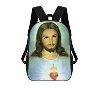 sinyumoney Mochilas Para Niños Mochila Escolar Bible Verse Religion Jesus Mochila Escolar Impresa En 3D Para Niños Estudiantes De Primaria Y Secundaria 17inch