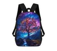 sinyumoney Mochilas Para Niños Mochila Escolar Christmas Tree Mochila Escolar Impresa En 3D Para Niños Estudiantes De Primaria Y Secundaria 17inch