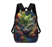 sinyumoney Mochilas Para Niños Mochila Escolar Fantasy Creature in Coral Reef Mochila Escolar Impresa En 3D Para Niños Estudiantes De Primaria Y Secundaria 17inch
