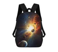 sinyumoney Mochilas Para Niños Mochila Escolar Galactic Collision Planets in Motion Mochila Escolar Impresa En 3D Para Niños Estudiantes De Primaria Y Secundaria 17inch