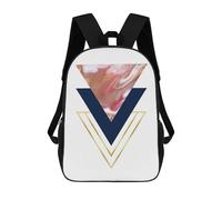 sinyumoney Mochilas Para Niños Mochila Escolar Geometric Art 2 Mochila Escolar Impresa En 3D Para Niños Estudiantes De Primaria Y Secundaria 17inch