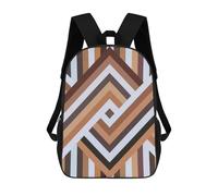 sinyumoney Mochilas Para Niños Mochila Escolar Geometric Shapes V Mochila Escolar Impresa En 3D Para Niños Estudiantes De Primaria Y Secundaria 17inch