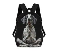 sinyumoney Mochilas Para Niños Mochila Escolar Great Dane Yoga Relax Mochila Escolar Impresa En 3D Para Niños Estudiantes De Primaria Y Secundaria 17inch
