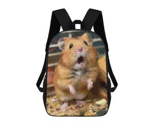 sinyumoney Mochilas Para Niños Mochila Escolar Hamster Meme Mochila Escolar Impresa En 3D Para Niños Estudiantes De Primaria Y Secundaria 17inch