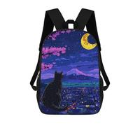 sinyumoney Mochilas Para Niños Mochila Escolar Japan Cat Mochila Escolar Impresa En 3D Para Niños Estudiantes De Primaria Y Secundaria 17inch