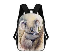 sinyumoney Mochilas Para Niños Mochila Escolar Koala in Tree Watercolor Mochila Escolar Impresa En 3D Para Niños Estudiantes De Primaria Y Secundaria 17inch