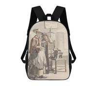 sinyumoney Mochilas Para Niños Mochila Escolar London Cries Illustration Mochila Escolar Impresa En 3D Para Niños Estudiantes De Primaria Y Secundaria 17inch