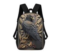 sinyumoney Mochilas Para Niños Mochila Escolar Mighty Golden Eagle Mochila Escolar Impresa En 3D Para Niños Estudiantes De Primaria Y Secundaria 17inch