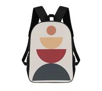 sinyumoney Mochilas Para Niños Mochila Escolar Minimalist Lines 36 Mochila Escolar Impresa En 3D Para Niños Estudiantes De Primaria Y Secundaria 17inch