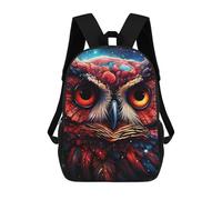 sinyumoney Mochilas Para Niños Mochila Escolar Mochila Para Niños Mochila De Viaje Mochilas Para Libros Impresa En 3D Cosmic Owl Portrait-6 Mochila Para Niños Y Niñas 17inch
