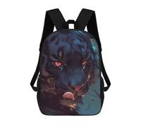 sinyumoney Mochilas Para Niños Mochila Escolar Mochila Para Niños Mochila De Viaje Mochilas Para Libros Impresa En 3D Black Tiger Mochila Para Niños Y Niñas 17inch