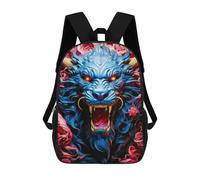 sinyumoney Mochilas Para Niños Mochila Escolar Mochila Para Niños Mochila De Viaje Mochilas Para Libros Impresa En 3D Dragon's Fiery Roar -6 Mochila Para Niños Y Niñas 17inch
