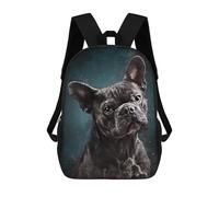 sinyumoney Mochilas Para Niños Mochila Escolar Mochila Para Niños Mochila De Viaje Mochilas Para Libros Impresa En 3D Splatter Black Dog Mochila Para Niños Y Niñas 17inch