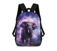 sinyumoney Mochilas Para Niños Mochila Escolar Mochila Para Niños Mochila De Viaje Mochilas Para Libros Impresa En 3D Cosmic Elephant Majesty-1 Mochila Para Niños Y Niñas 17inch