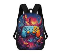 sinyumoney Mochilas Para Niños Mochila Escolar Mochila Para Niños Mochila De Viaje Mochilas Para Libros Impresa En 3D Vibrant Gaming Controller Artwork -137 Mochila Para Niños Y Niñas 17inch