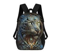 sinyumoney Mochilas Para Niños Mochila Escolar Mochila Para Niños Mochila De Viaje Mochilas Para Libros Impresa En 3D Mystical Astrology Leopard Mochila Para Niños Y Niñas 17inch