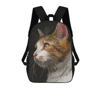 sinyumoney Mochilas Para Niños Mochila Escolar Mochila Para Niños Mochila De Viaje Mochilas Para Libros Impresa En 3D Vintage Vector Cat Mochila Para Niños Y Niñas 17inch