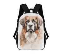 sinyumoney Mochilas Para Niños Mochila Escolar Mochila Para Niños Mochila De Viaje Mochilas Para Libros Impresa En 3D Saint Bernard Dog Mochila Para Niños Y Niñas 17inch
