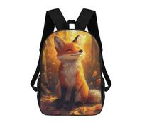 sinyumoney Mochilas Para Niños Mochila Escolar Mochila Para Niños Mochila De Viaje Mochilas Para Libros Impresa En 3D Smiling Fox Mochila Para Niños Y Niñas 17inch