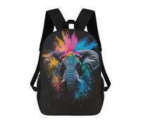 sinyumoney Mochilas Para Niños Mochila Escolar Mochila Para Niños Mochila De Viaje Mochilas Para Libros Impresa En 3D Color Burst Elephant Mochila Para Niños Y Niñas 17inch