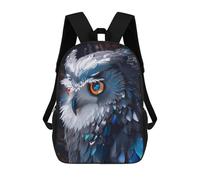 sinyumoney Mochilas Para Niños Mochila Escolar Mochila Para Niños Mochila De Viaje Mochilas Para Libros Impresa En 3D Glowing Mystical Owl Mochila Para Niños Y Niñas 17inch