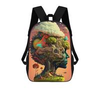 sinyumoney Mochilas Para Niños Mochila Escolar Mochila Para Niños Mochila De Viaje Mochilas Para Libros Impresa En 3D Busy Mind Mochila Para Niños Y Niñas 17inch
