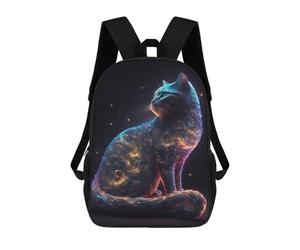 sinyumoney Mochilas Para Niños Mochila Escolar Mochila Para Niños Mochila De Viaje Mochilas Para Libros Impresa En 3D Space Is Wild Cat Galaxies Mochila Para Niños Y Niñas 17inch