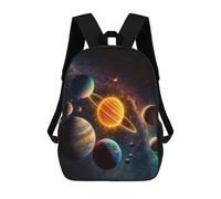 sinyumoney Mochilas Para Niños Mochila Escolar Planetary Odyssey in Space Mochila Escolar Impresa En 3D Para Niños Estudiantes De Primaria Y Secundaria 17inch