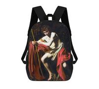 sinyumoney Mochilas Para Niños Mochila Escolar St John in The Wilderness Mochila Escolar Impresa En 3D Para Niños Estudiantes De Primaria Y Secundaria 17inch
