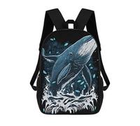 sinyumoney Mochilas Para Niños Mochila Escolar The Majesty of The Ocean Mochila Escolar Impresa En 3D Para Niños Estudiantes De Primaria Y Secundaria 17inch