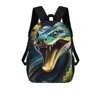 sinyumoney Mochilas Para Niños Mochila Escolar Toxic Poison Snake Mochila Escolar Impresa En 3D Para Niños Estudiantes De Primaria Y Secundaria 17inch