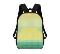 sinyumoney Mochilas Para Niños Mochila Escolar Watercolor Landscape 17 Mochila Escolar Impresa En 3D Para Niños Estudiantes De Primaria Y Secundaria 17inch