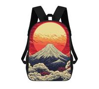 sinyumoney Mochilas Para Niños Mount Fuji Sunset Mochila Escolar Mochila Para Niños Mochila De Viaje Mochilas Para Libros Mochila Impresa En 3D Para Niños Y Niñas 17inch
