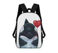 sinyumoney Mochilas Para Niños Orca Love Mochila Escolar Impresa En 3D Para Niños Mochilas De Viaje De Moda Para Niños Estudiantes Escolares 17inch